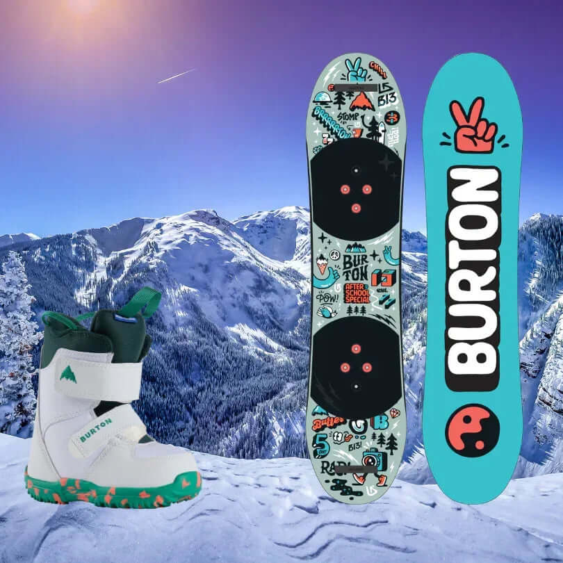 Alquiler de esquís Nevados de Chillán - SnowBoard / Niños / Equipo Completo -CaranvaSports - temporada 2026