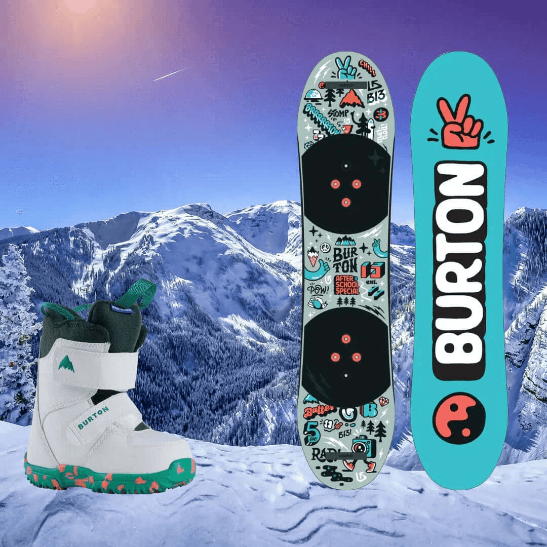 Alquiler Esquís Sierra Nevada - SnowBoard / Niños (70-120) / Completo -CaranvaSports - temporada 2026