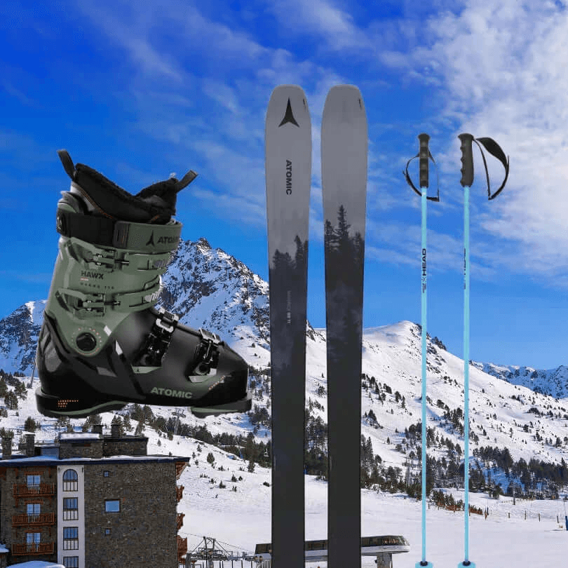 Botas de esquí en alquiler para todos los niveles en Megève