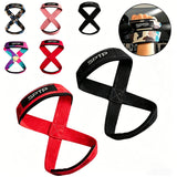 Fasce Palestra Figura 8 — Polsini Grip Sollevamento Pesi e Crossfit