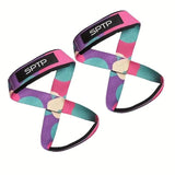 Fasce Palestra Figura 8 — Polsini Grip Sollevamento Pesi e Crossfit